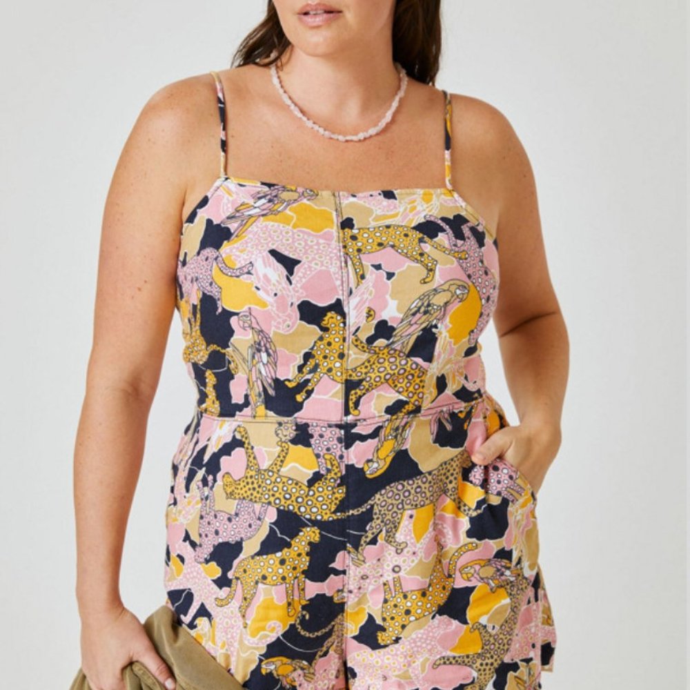 Maeve by Anthropologie Tie-Back Romper